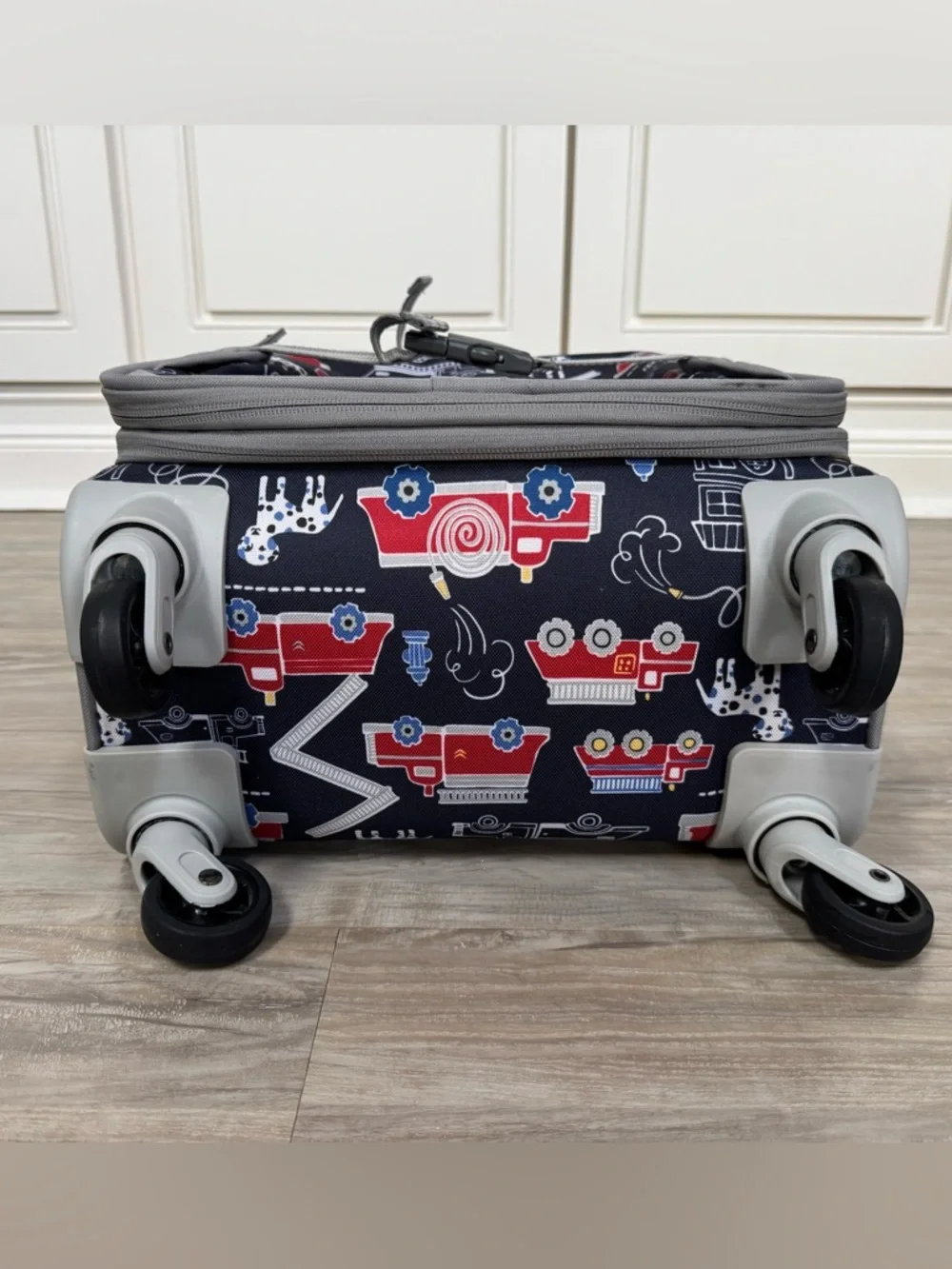 Pottery Barn Kids Mackenzie Firetruck Rolling Suitcase - Never Used